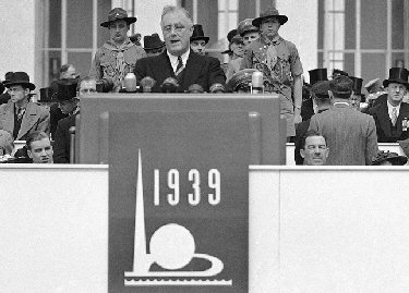 President Roosevelt opening the fair